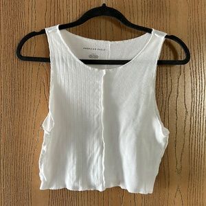 American Eagle White Tank